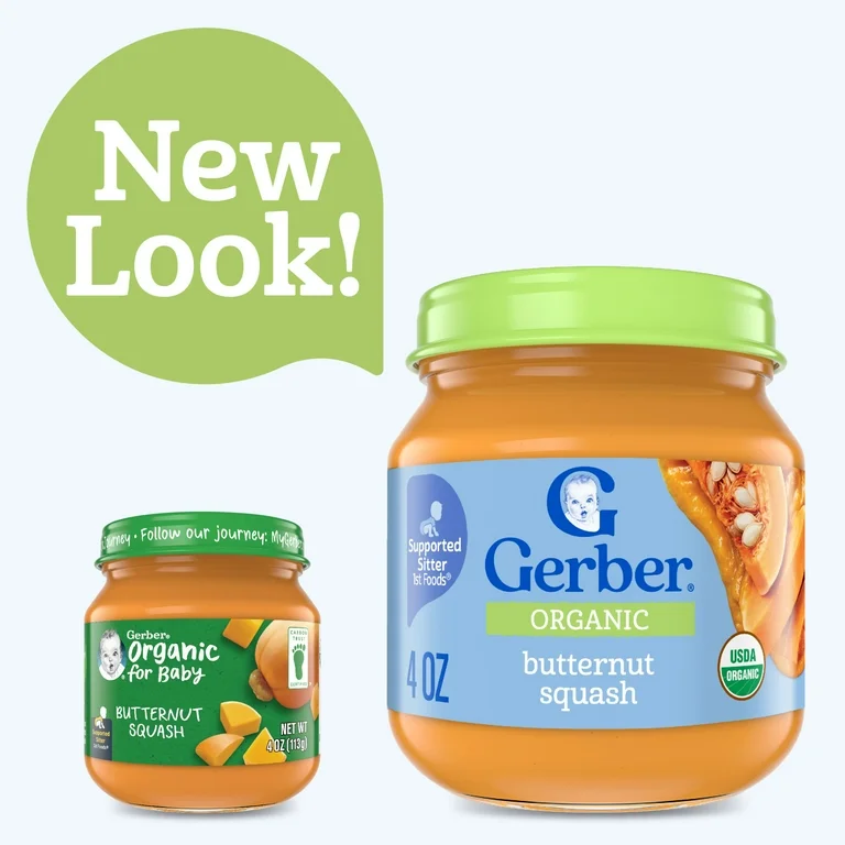پوره میوه gerber مخصوص نوزاد